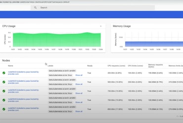 Kubernetes dashboard