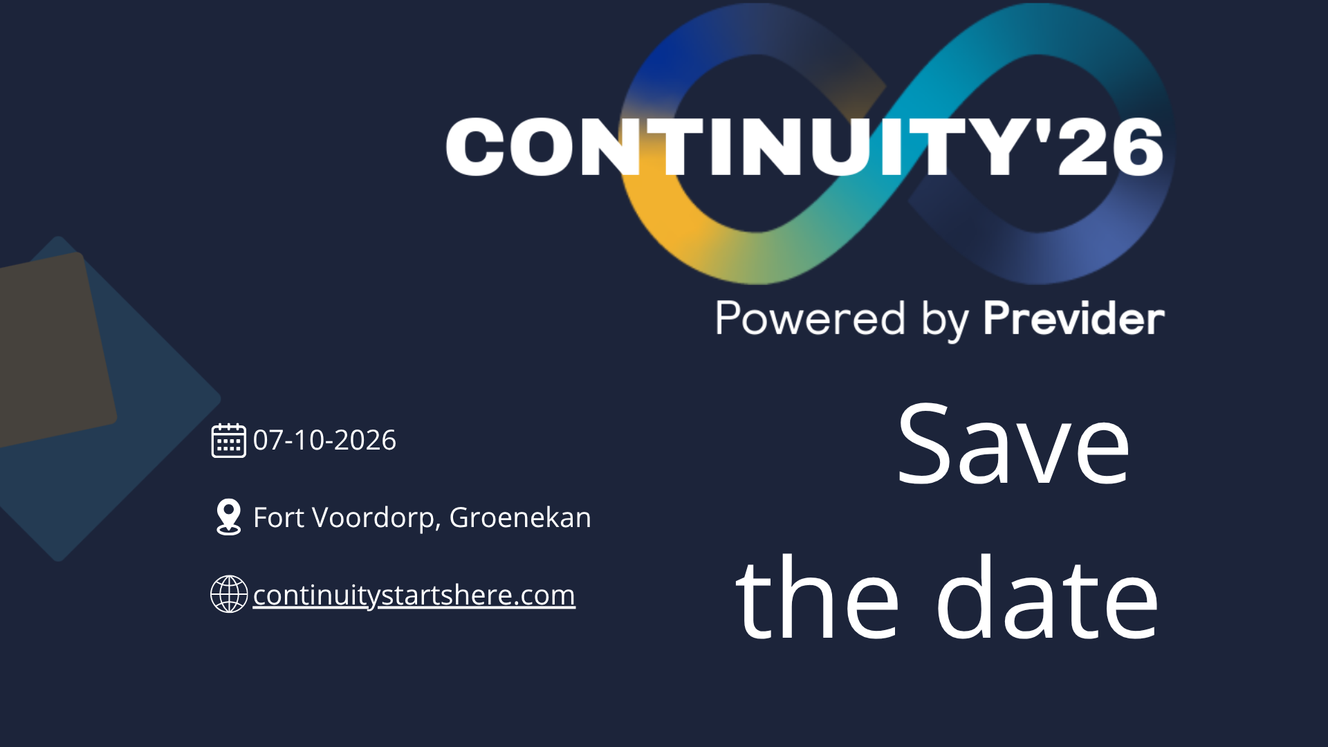 Save the date