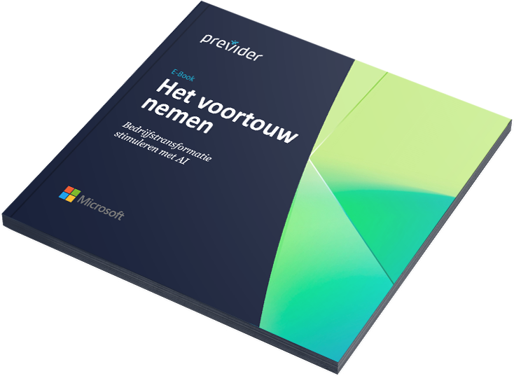 Mockup e-Boek het voortouw nemen